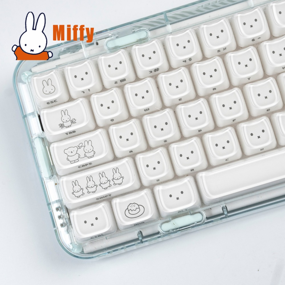 Kawaii Miffy Keycaps 귀여운 토끼 키  - Esports Gaming Pc 리뷰 및 가격