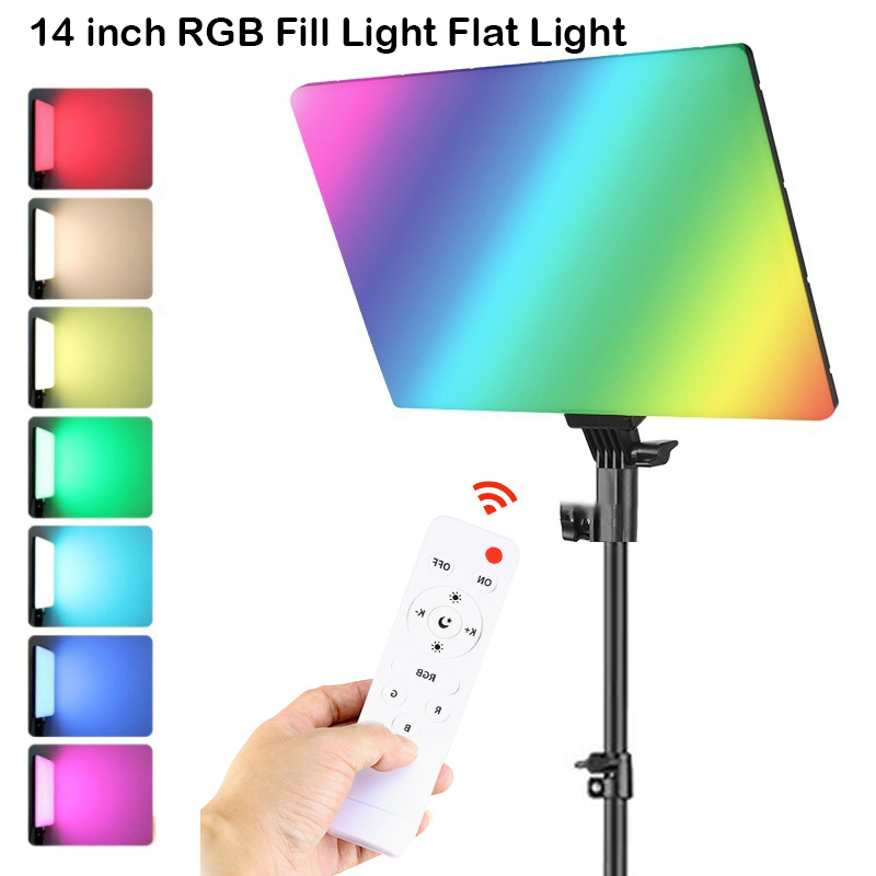 RGB 14'' LED 비디오 라이트 원격 제어 사진  - Led Light Panel Stream 리뷰 및 가격