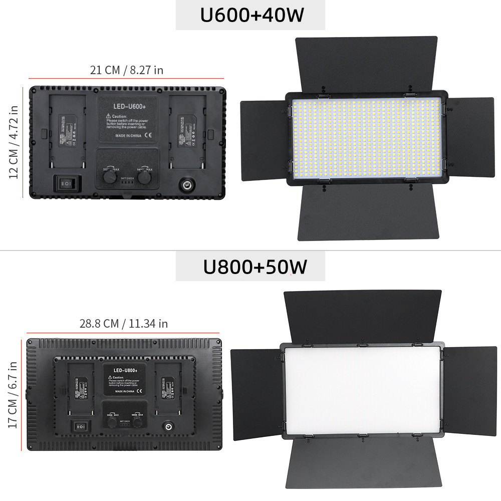 U800 600 LED 비디오 패널 라이트 키트, 카메 - Led Light Panel Stream 리뷰 및 가격