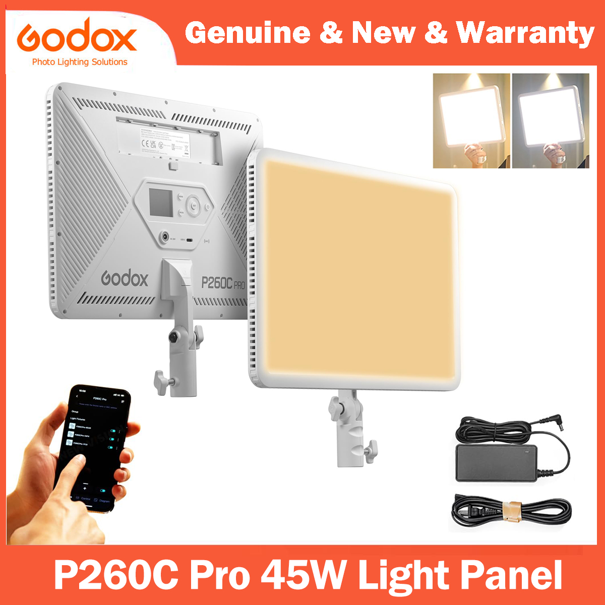 Godox P260C Pro LED 비디오 라이트 패널 - Led Light Panel Stream 리뷰 및 가격